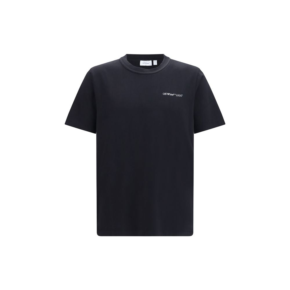 Off-White Black Cotton T-Shirt Off-White