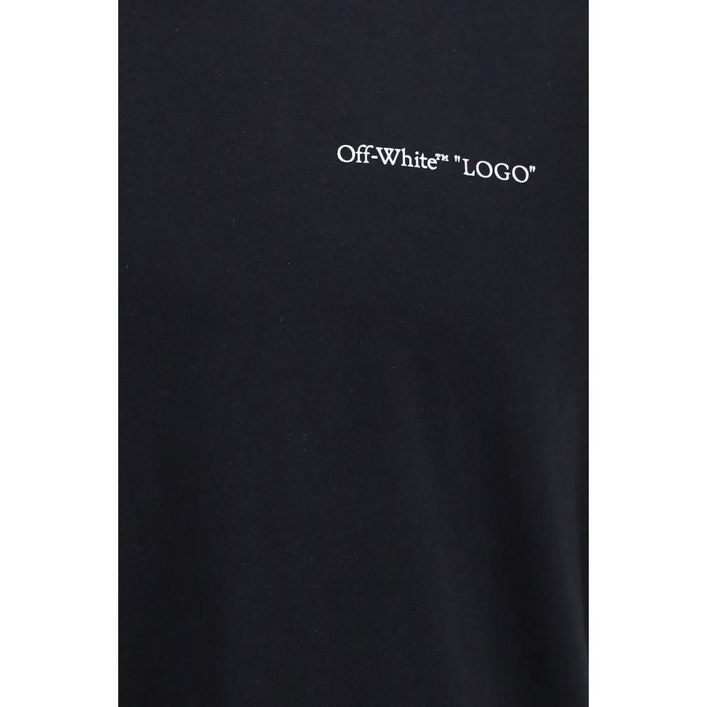 Off-White Black Cotton T-Shirt Off-White