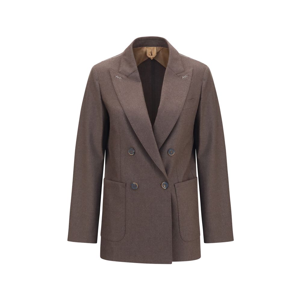Max Mara Brown Cashmere Blazer Max Mara
