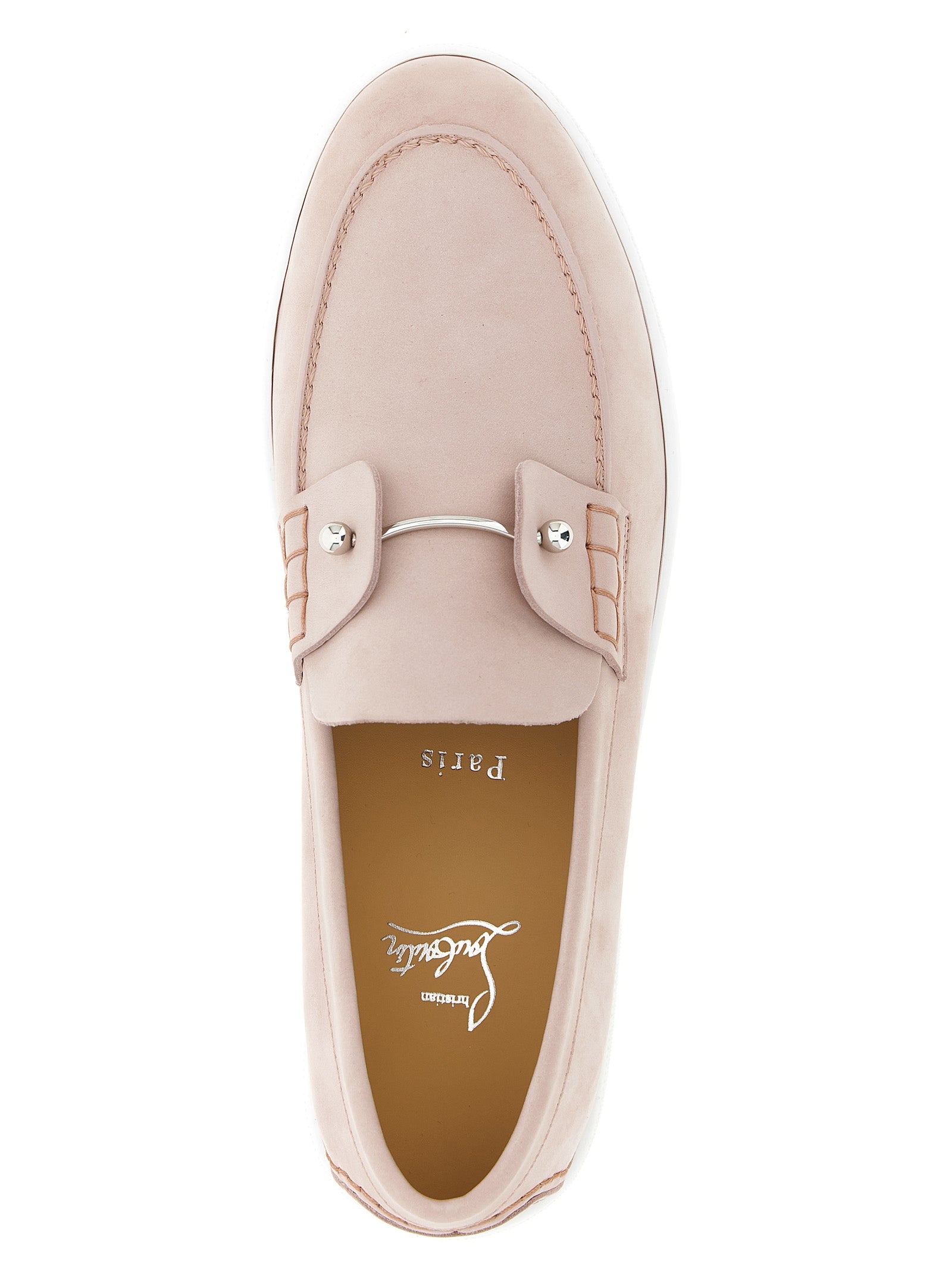 Christian Louboutin Multicolor Calfskin Slip-On Loafers Christian Louboutin