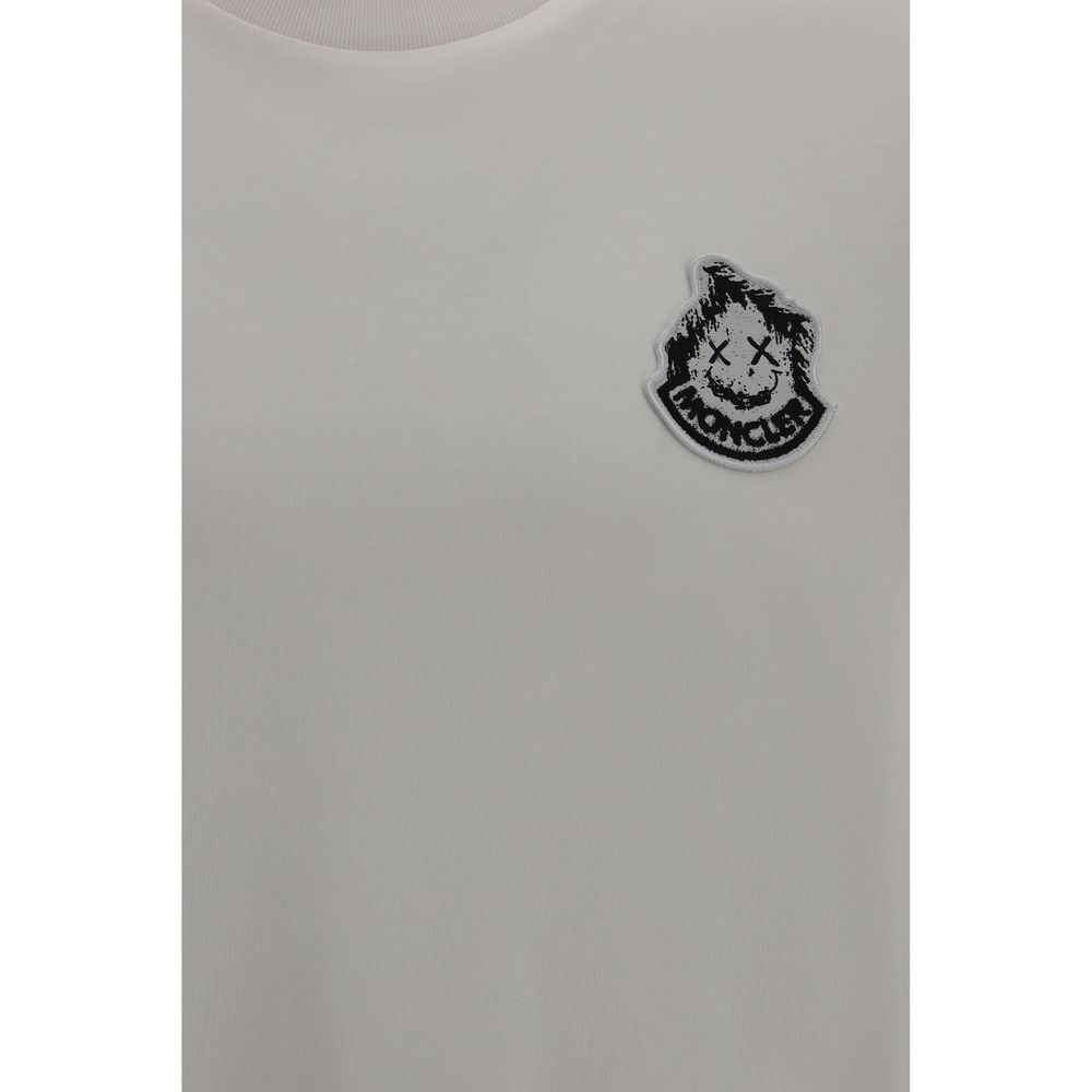 Moncler Beige Cotton T-Shirt Moncler