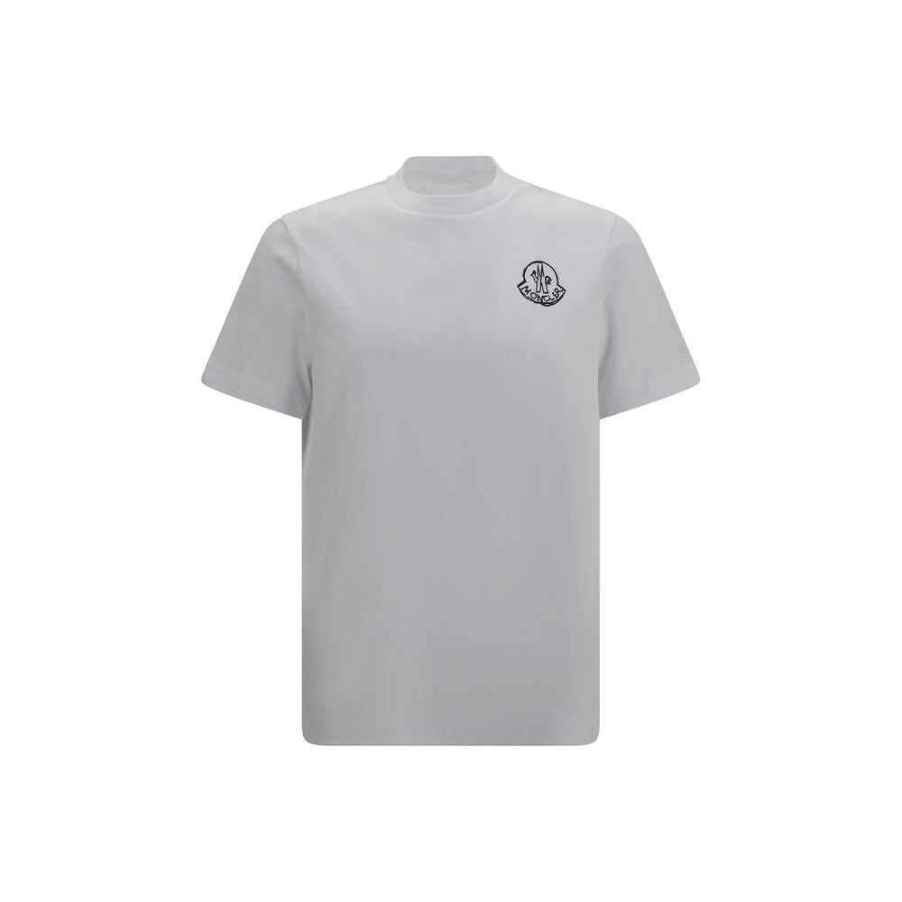 Moncler White Cotton T-Shirt Moncler