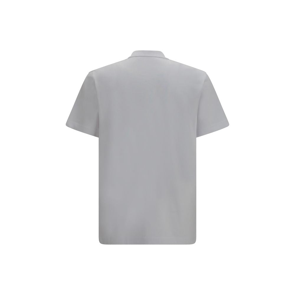 Moncler White Cotton T-Shirt Moncler