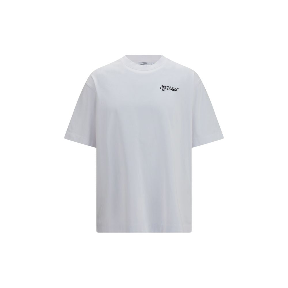 Off-White White Cotton T-Shirt Off-White