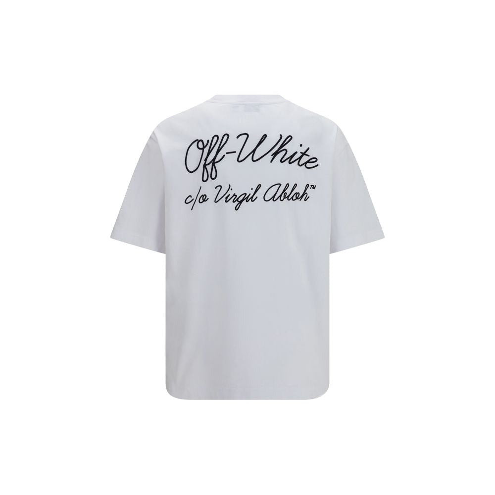 Off-White White Cotton T-Shirt Off-White