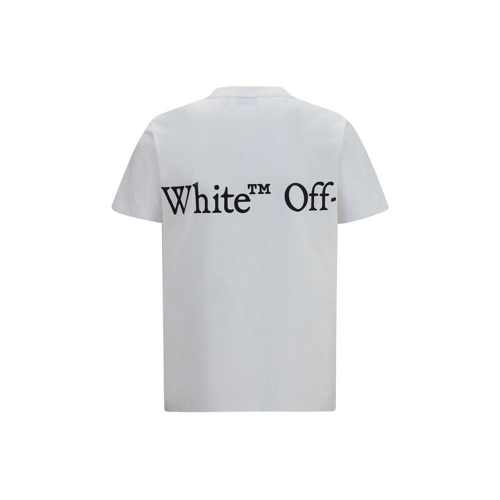 Off-White White Cotton T-Shirt Off-White