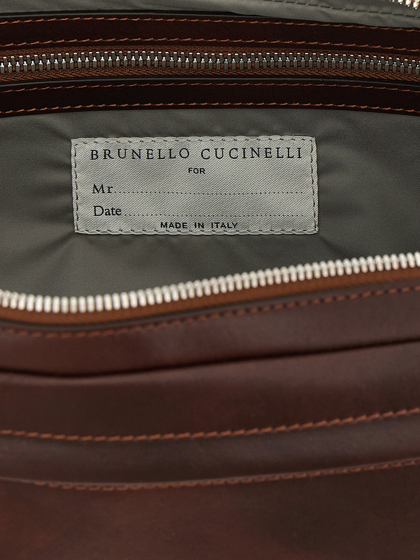 Brunello Cucinelli Bordeaux Calfskin Accessories Brunello Cucinelli