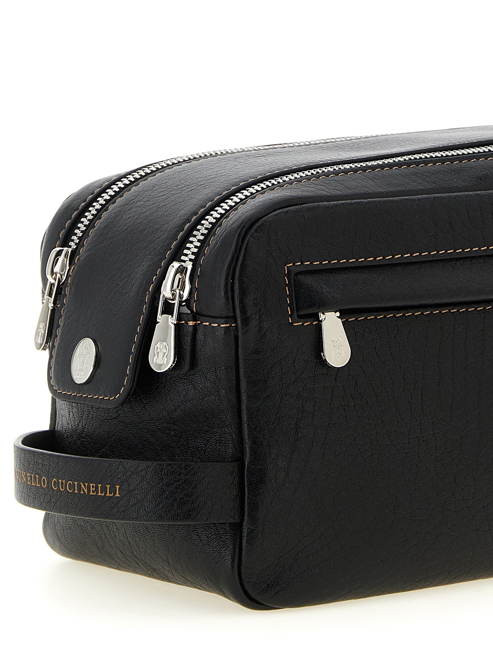 Brunello Cucinelli Black Calfskin Accessories Brunello Cucinelli