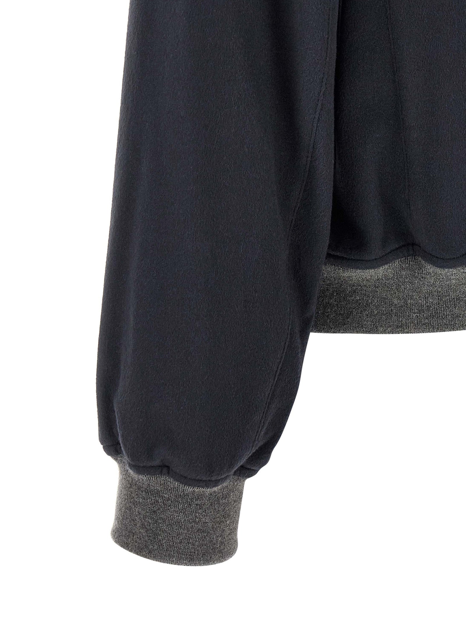 Brunello Cucinelli Blue Cashmere Bomber Brunello Cucinelli