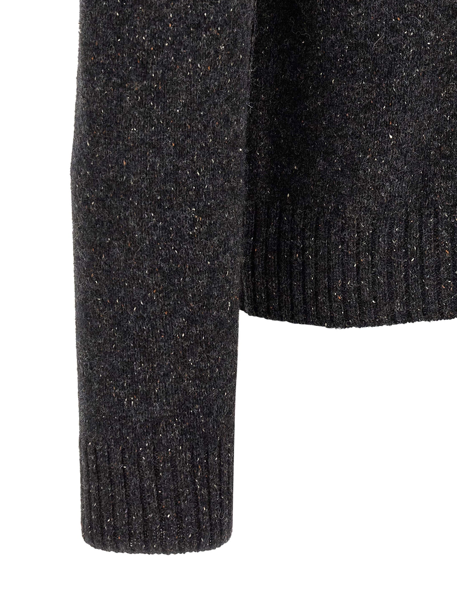Moschino Gray Wool Cardigan Moschino