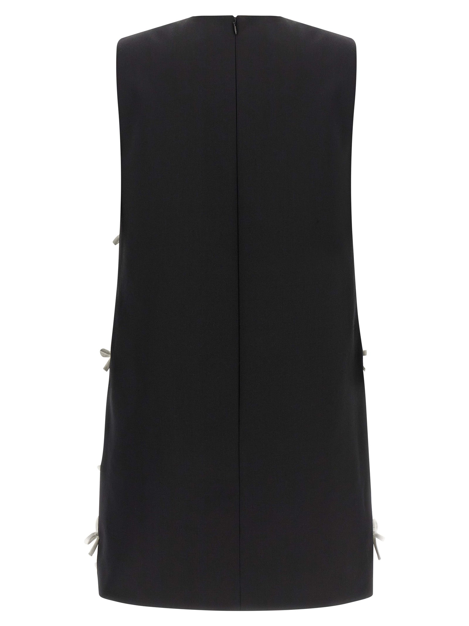 Moschino Bicolor Virgin Wool Short Dress Moschino