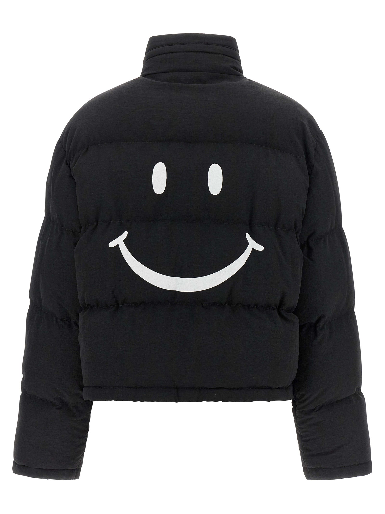 Moschino Black Polyamide Bomber Moschino