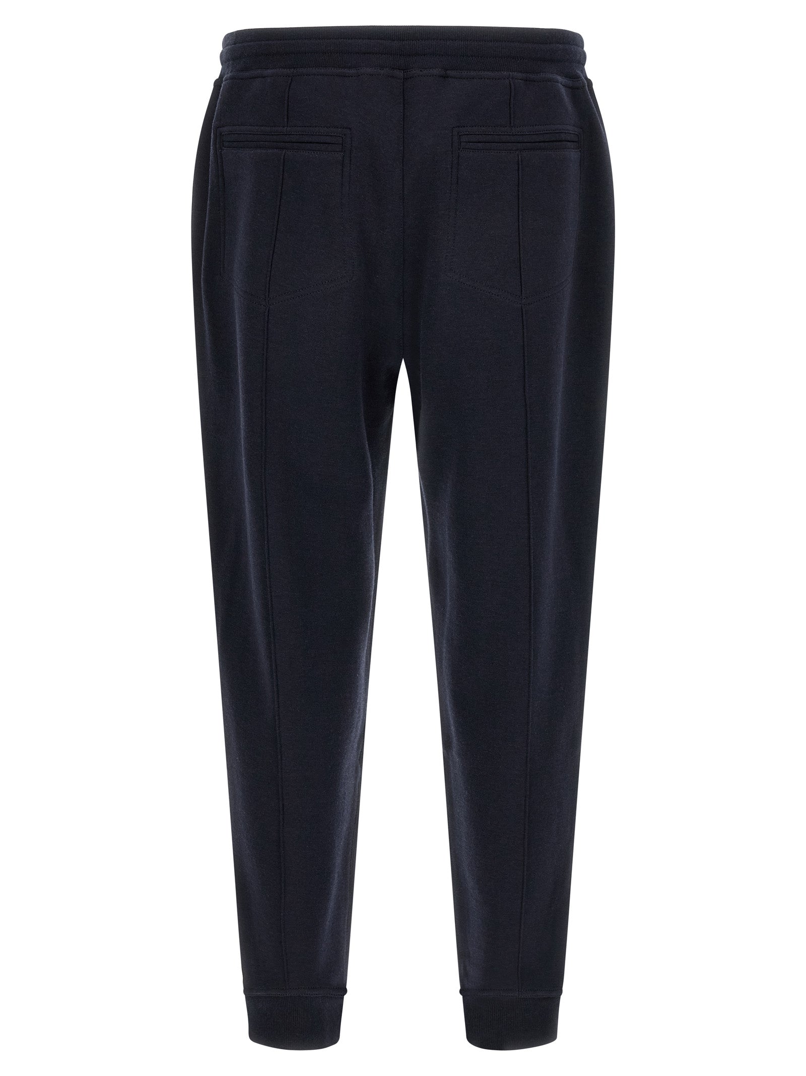 Brunello Cucinelli Blue Cotton Joggers (Workout Pants) Brunello Cucinelli