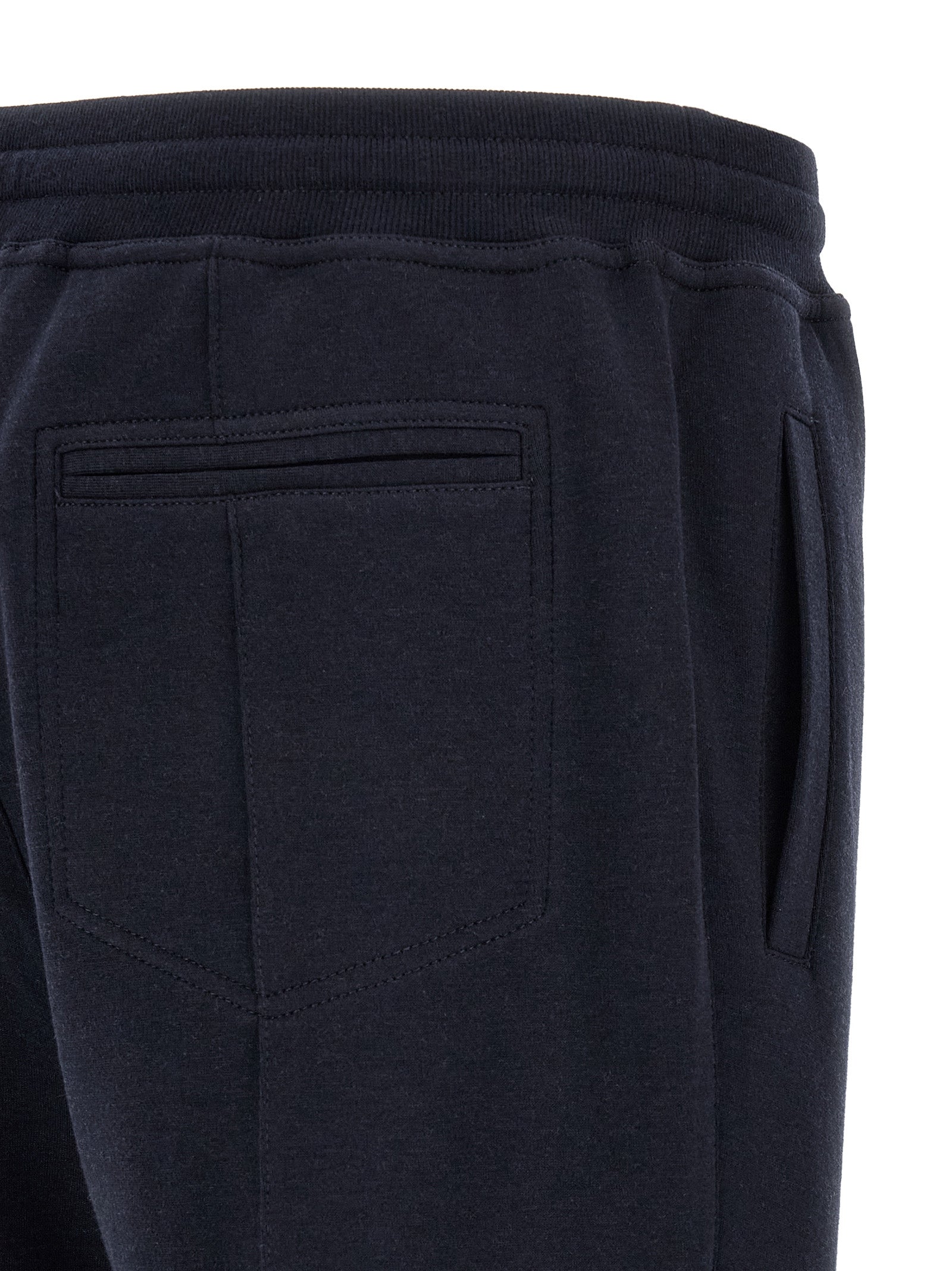 Brunello Cucinelli Blue Cotton Joggers (Workout Pants) Brunello Cucinelli