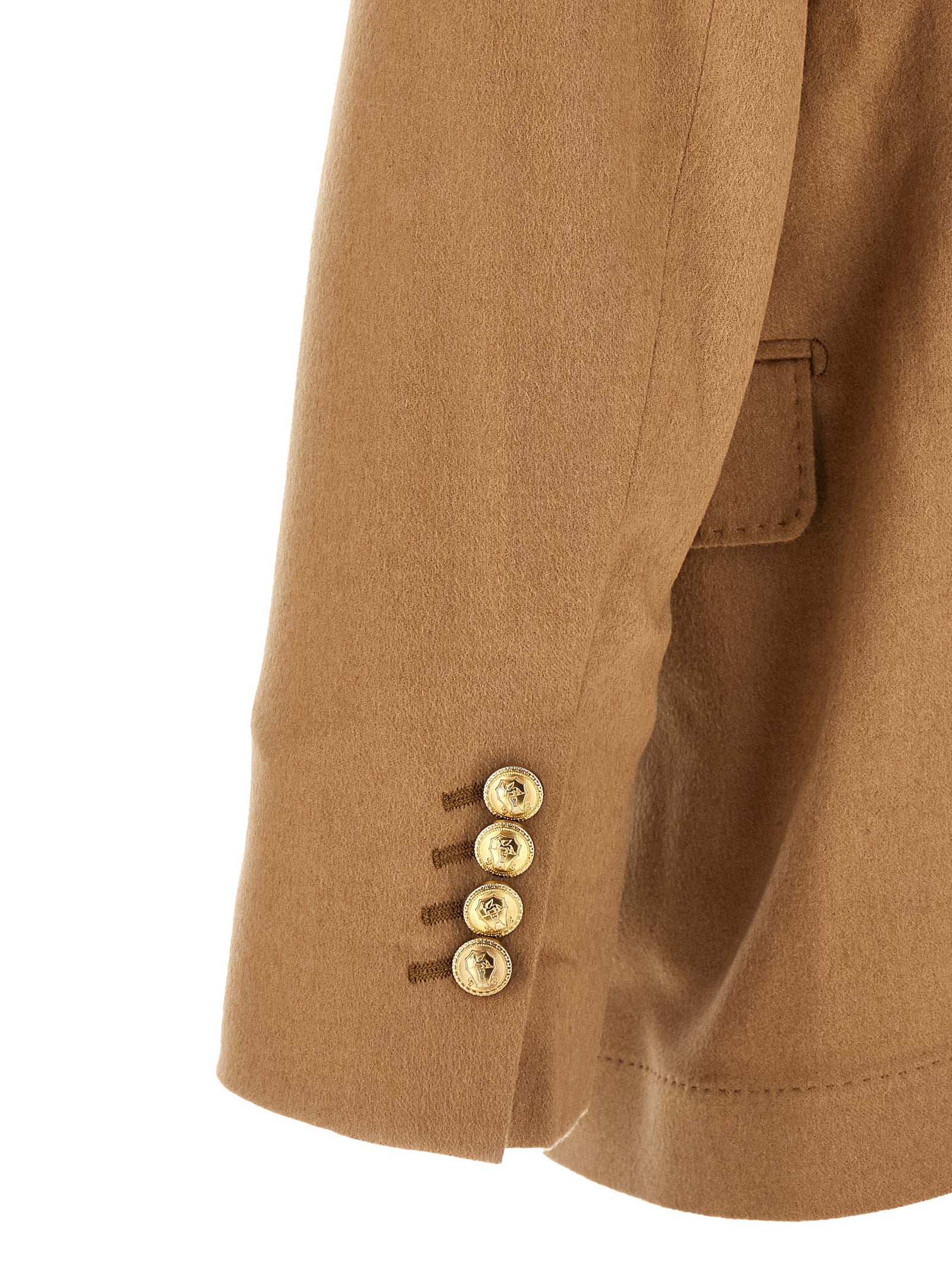 Brunello Cucinelli Beige Camel Hair Blazer Brunello Cucinelli
