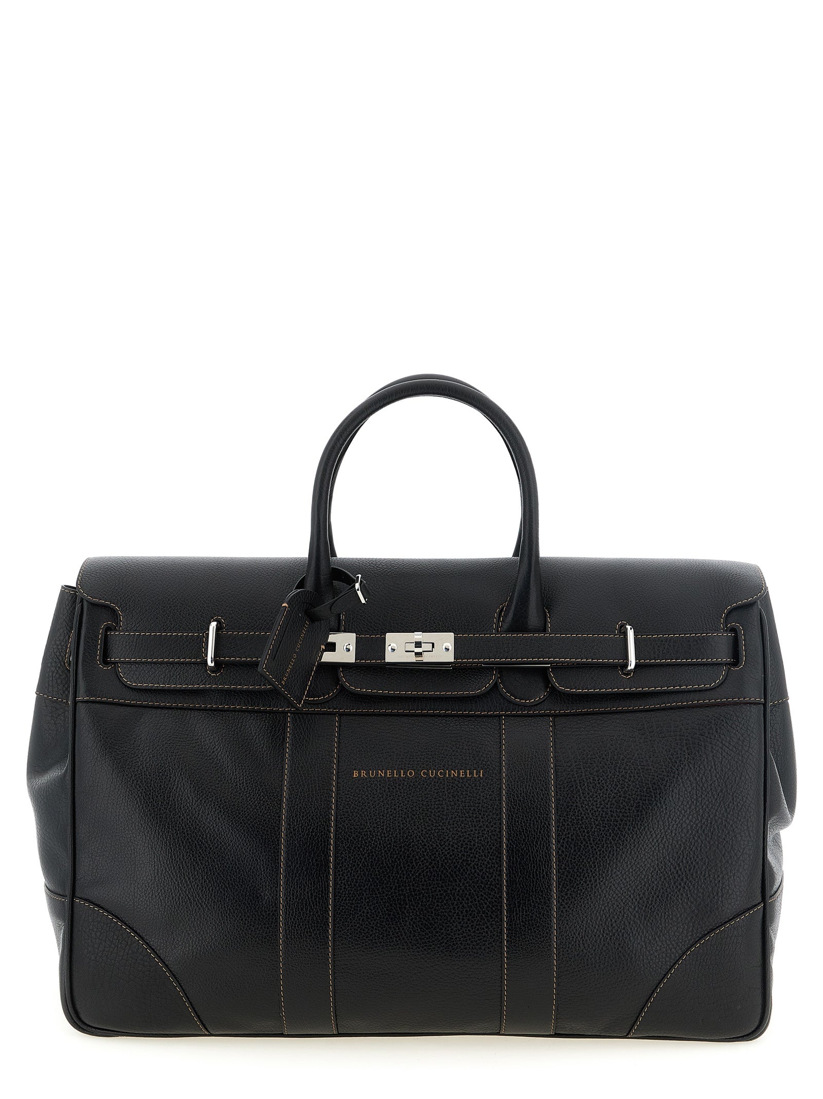 Brunello Cucinelli Black Calfskin Accessories Brunello Cucinelli