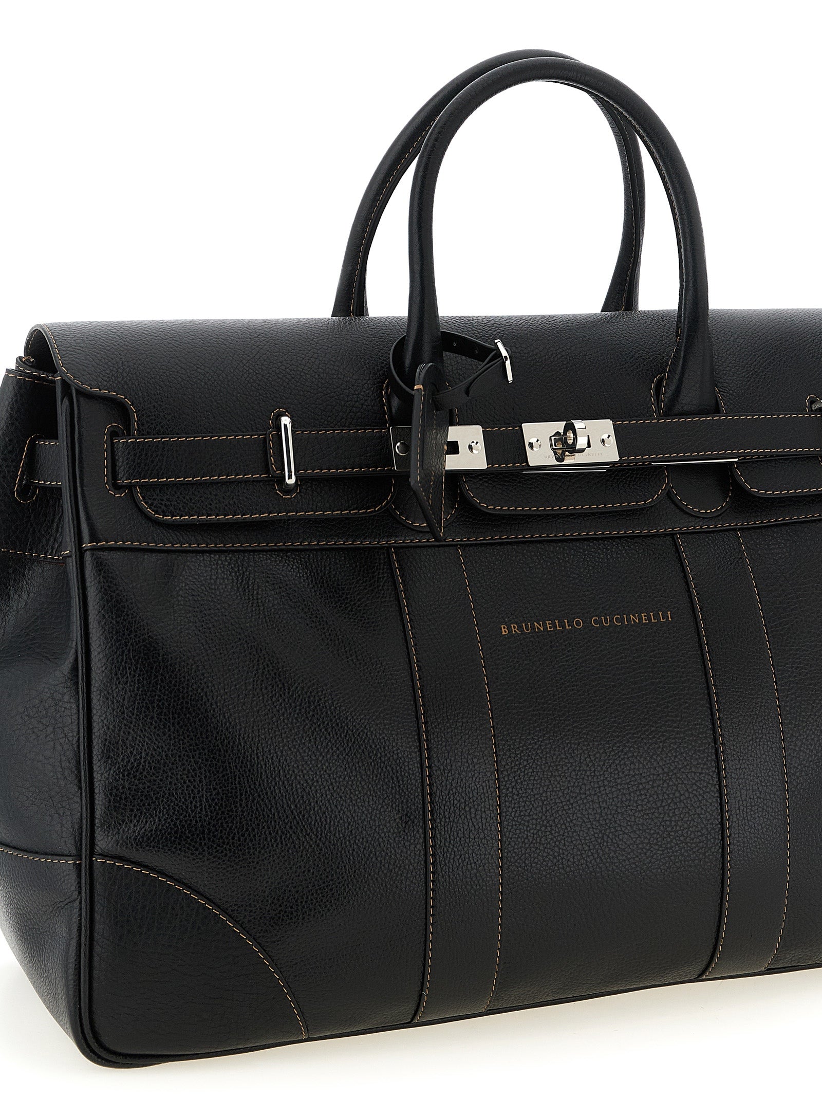 Brunello Cucinelli Black Calfskin Accessories Brunello Cucinelli