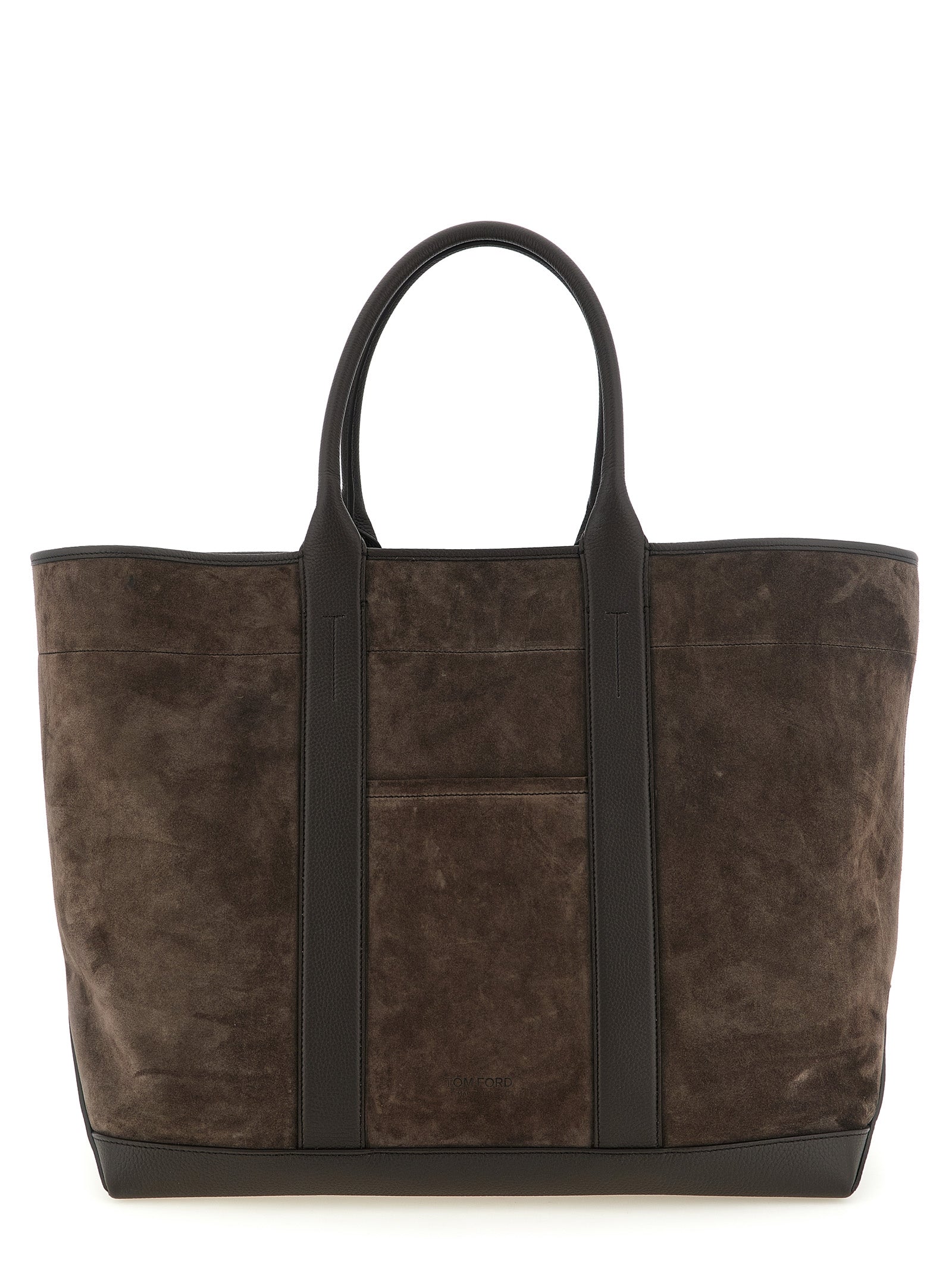 Tom Ford Brown Calfskin Tote Bag Tom Ford