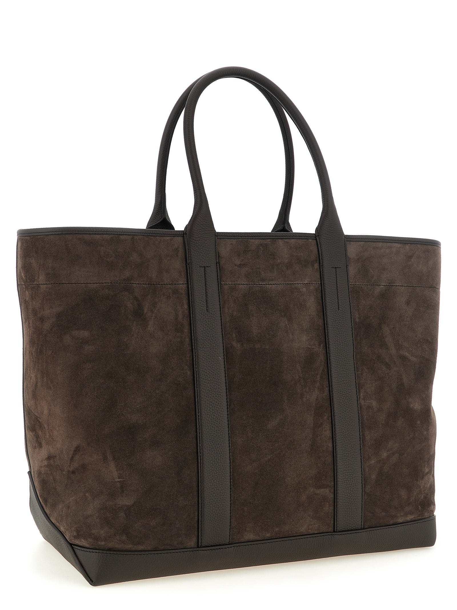 Tom Ford Brown Calfskin Tote Bag Tom Ford