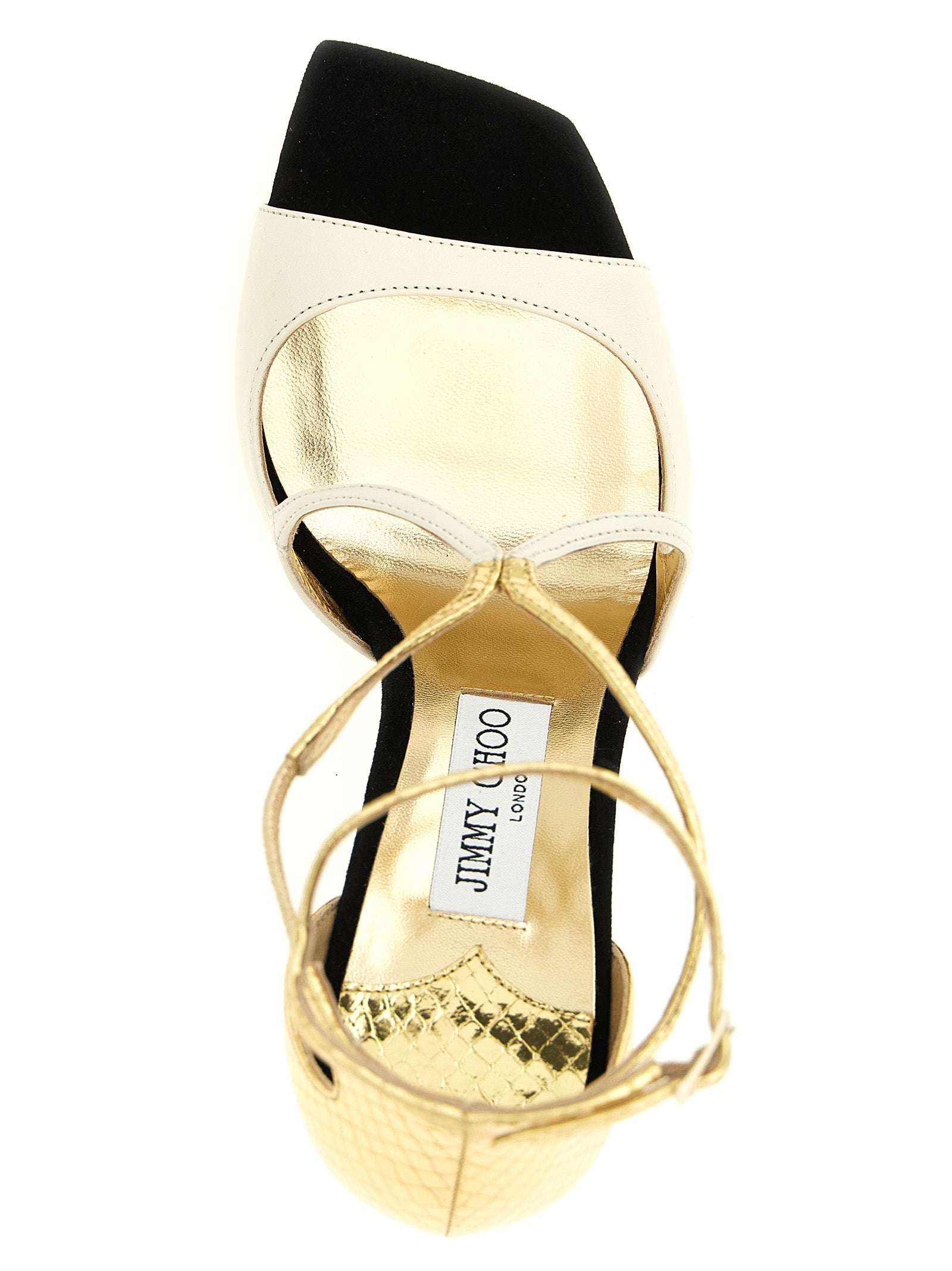 Jimmy Choo Multicolor Leather Stiletto Heel Sandals Jimmy Choo