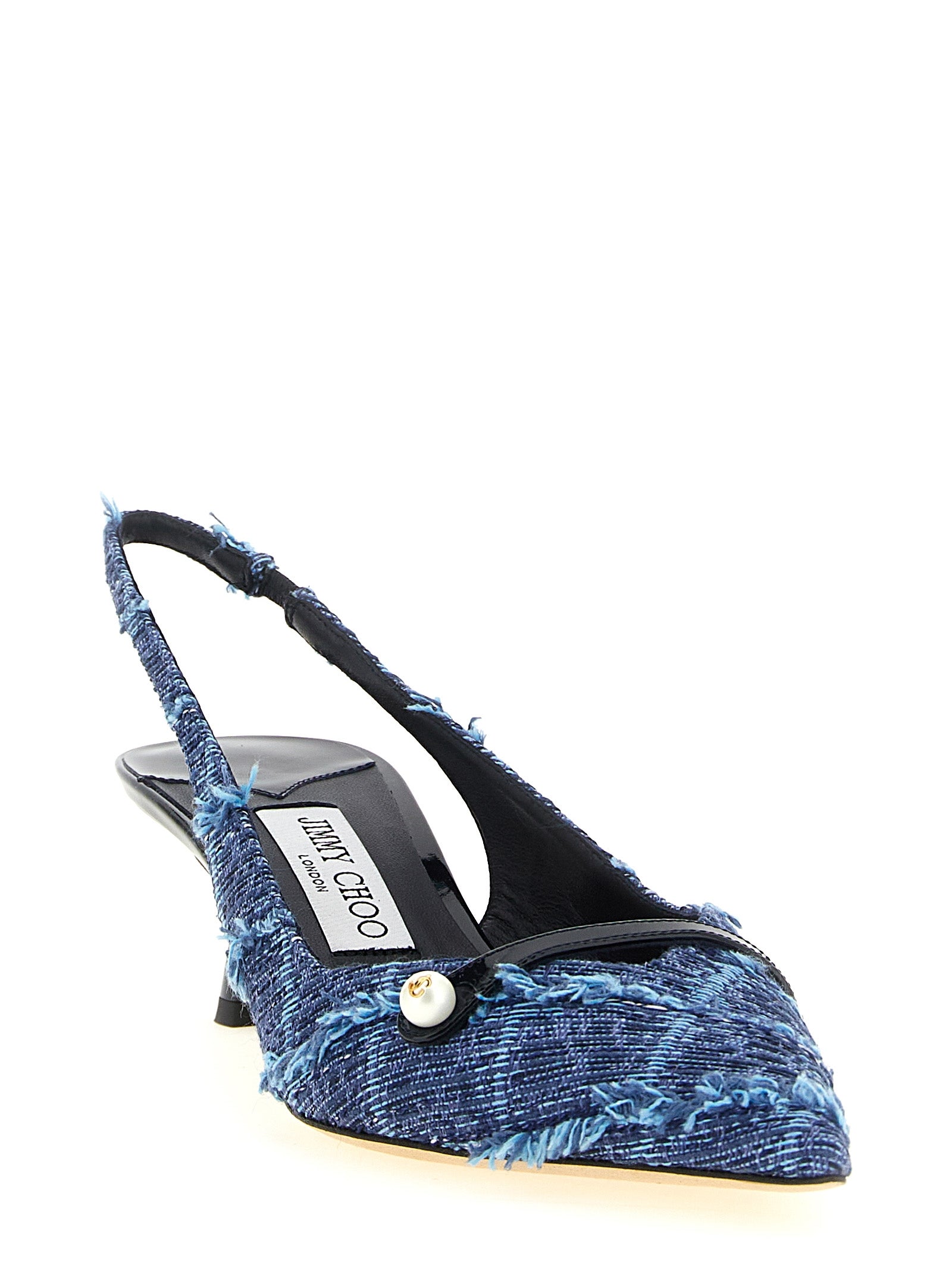 Jimmy Choo Multicolor Tencel Mid Heel Pumps Jimmy Choo