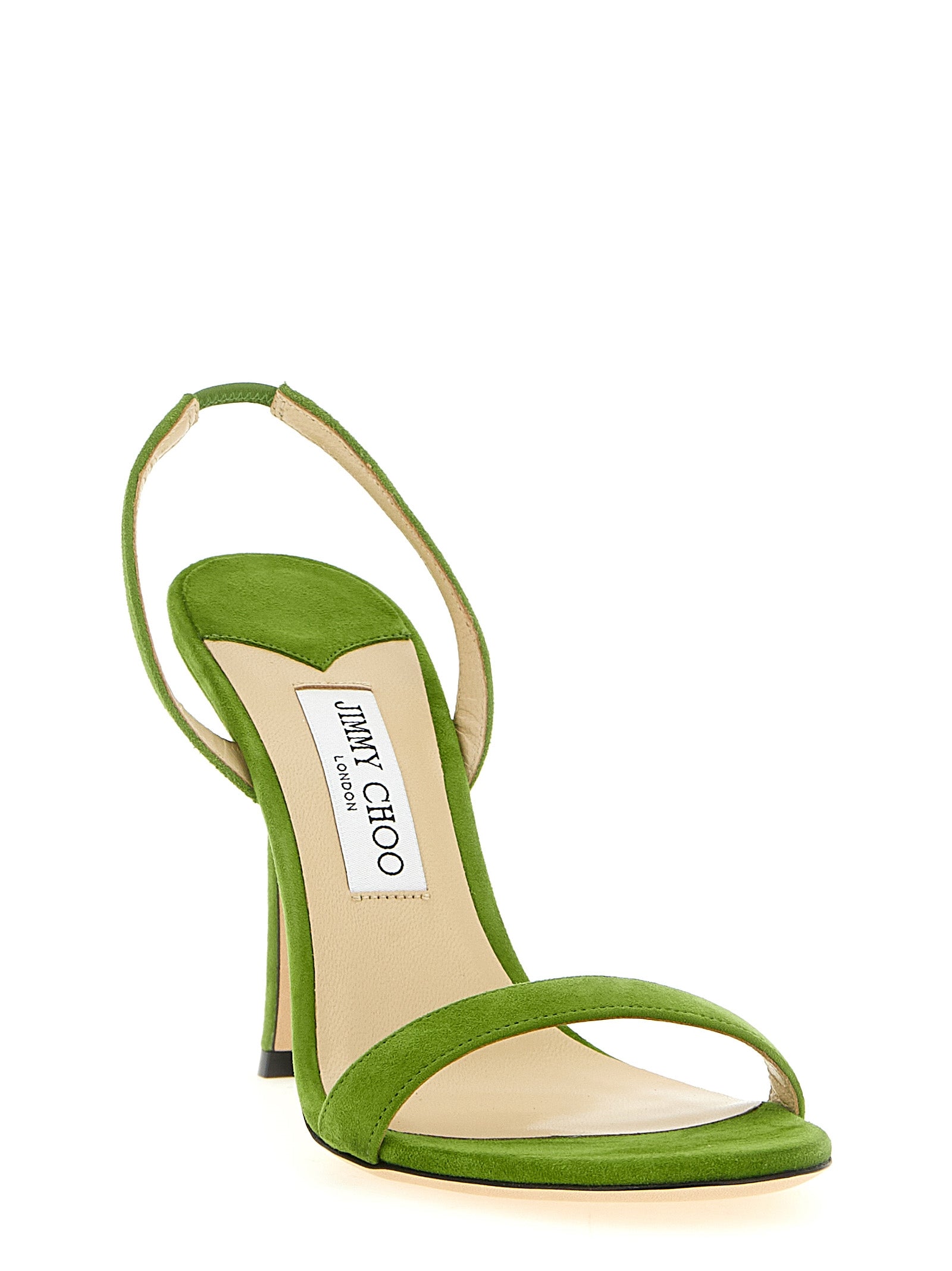 Jimmy Choo Bicolor Leather Stiletto Heel Sandals Jimmy Choo