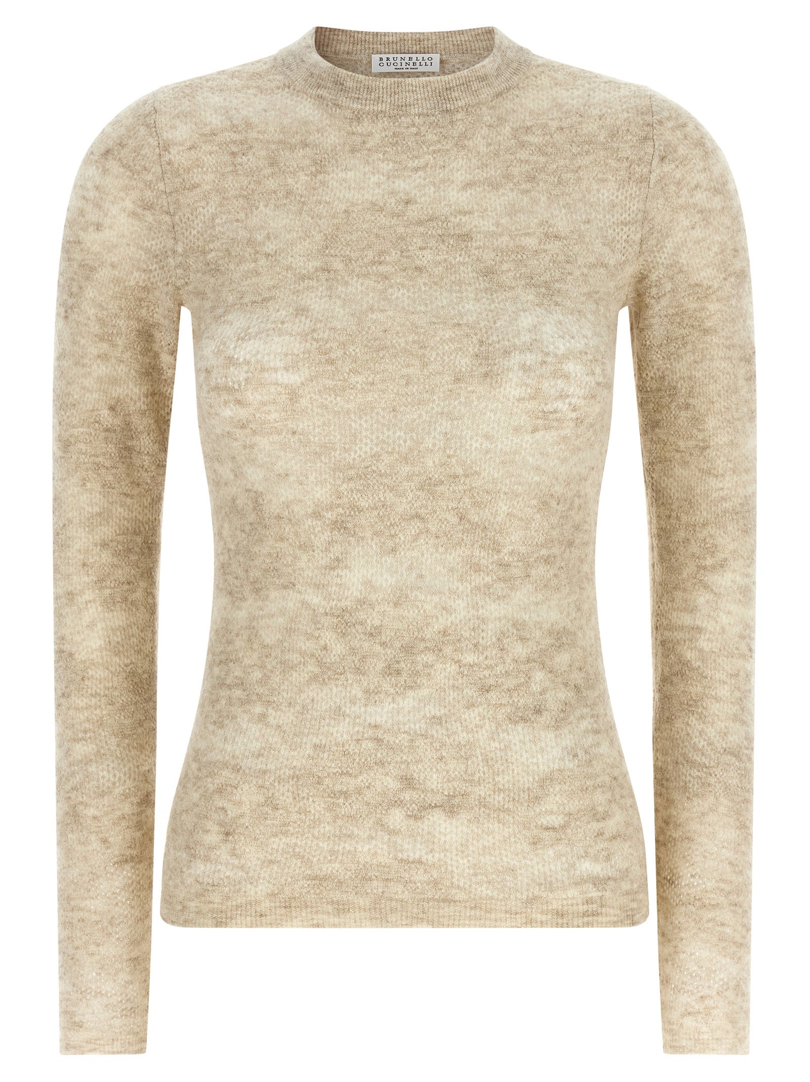 Brunello Cucinelli Beige Silk Cardigan Brunello Cucinelli