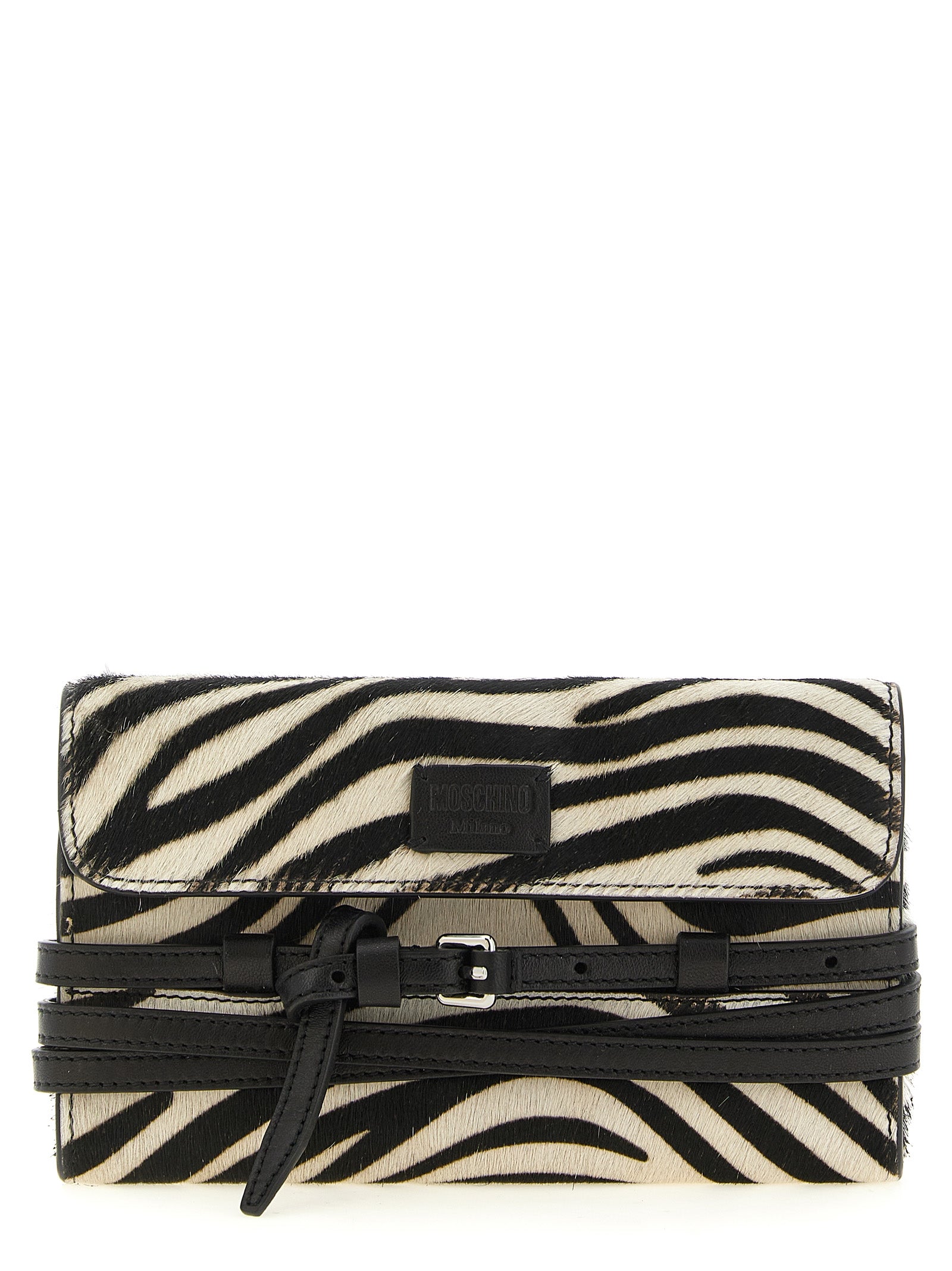 Moschino Bicolor Leather Cardholder Moschino