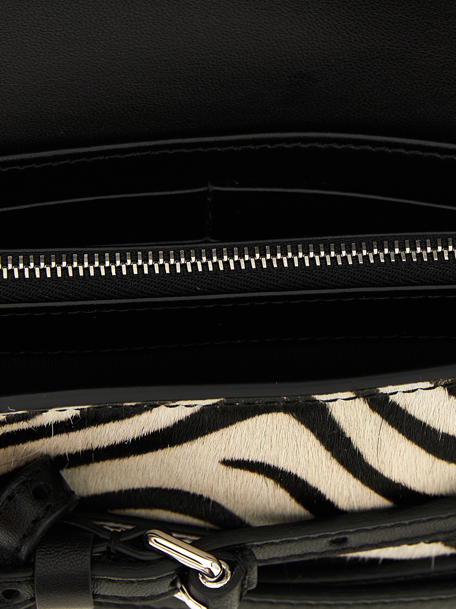 Moschino Bicolor Leather Cardholder Moschino