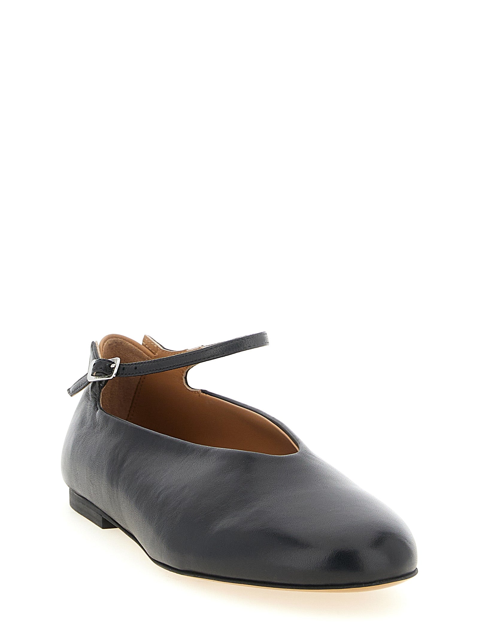 Jil Sander Black Calfskin Ballet Flats Jil Sander