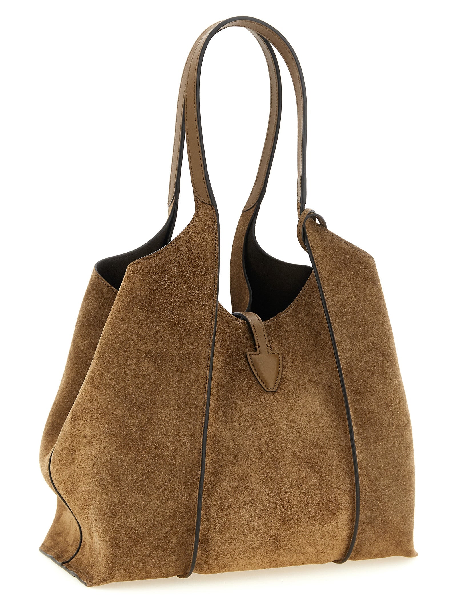 Tod's Brown Calfskin Tote Bag Tod's