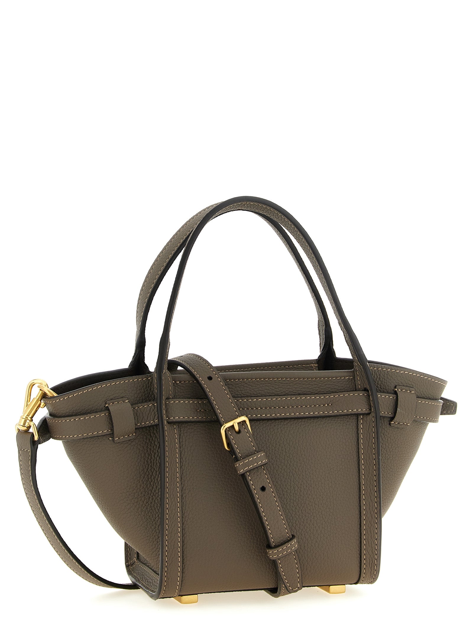 Tod's Gray Calfskin Tote Bag Tod's