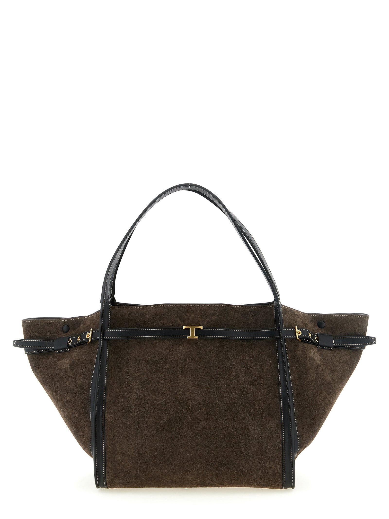 Tod's Brown Calfskin Tote Bag Tod's