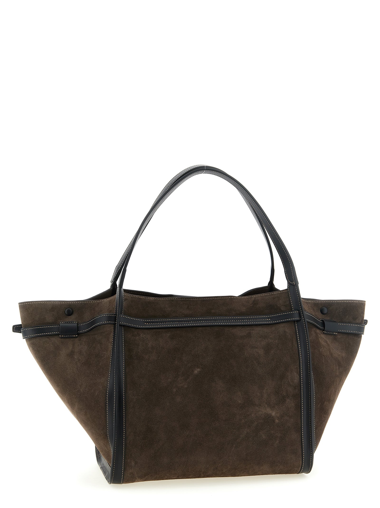 Tod's Brown Calfskin Tote Bag Tod's