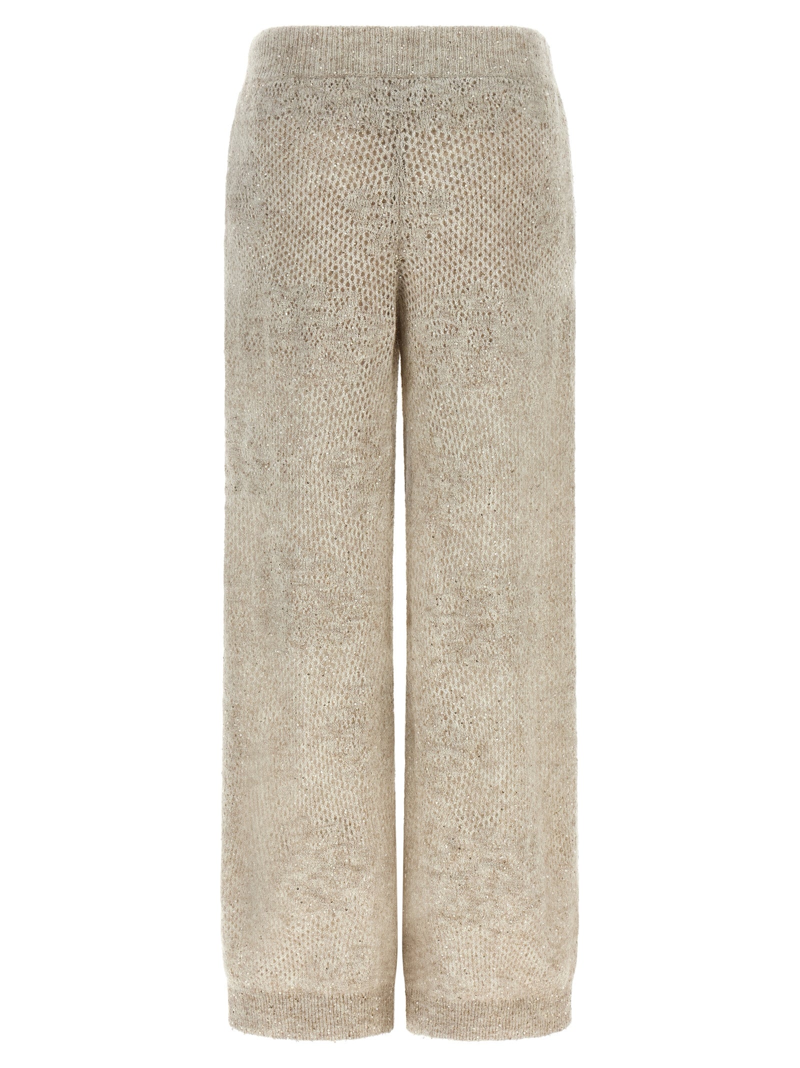 Brunello Cucinelli Beige Nylon Casual Pants Brunello Cucinelli