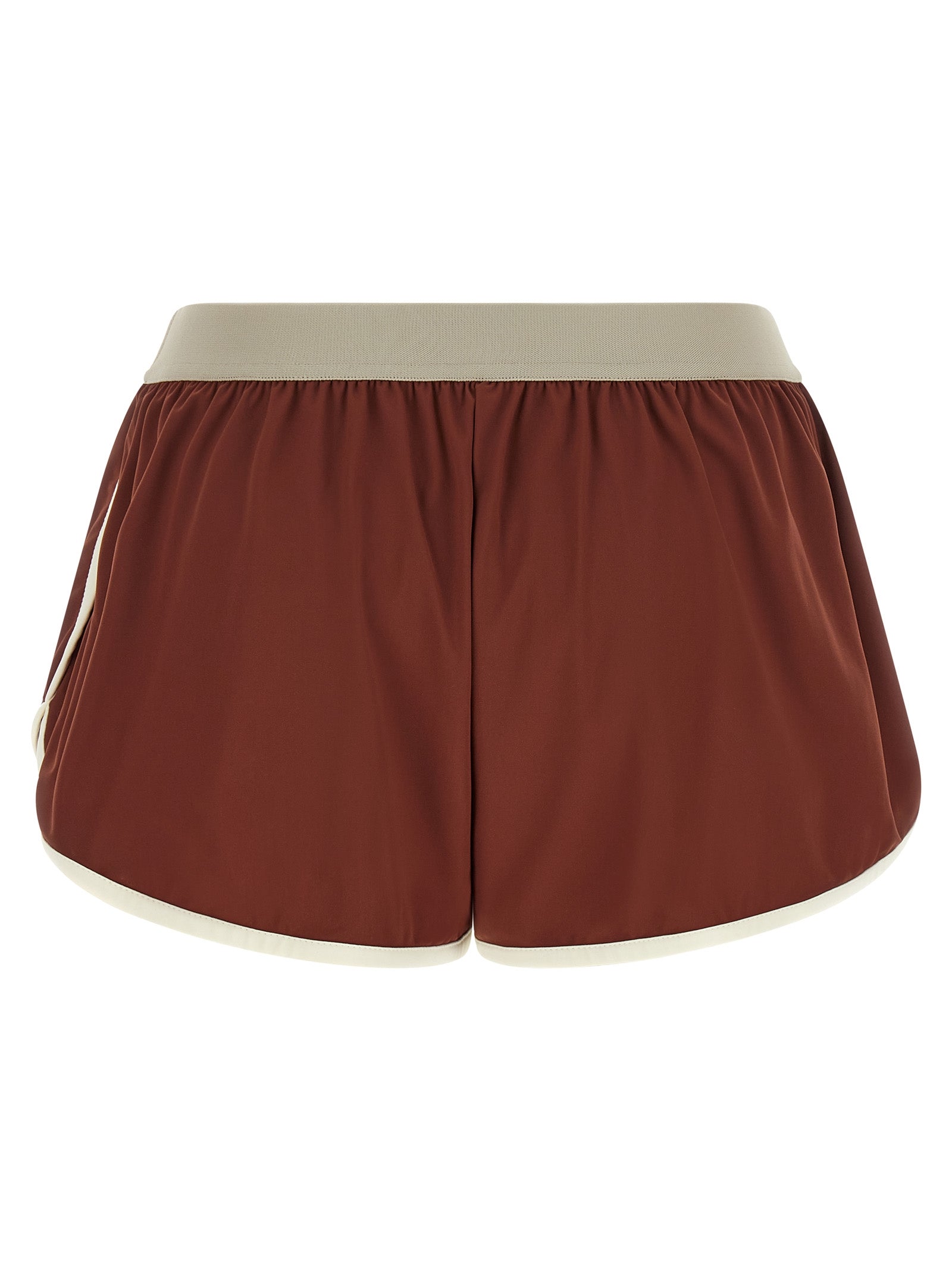 Brunello Cucinelli Bordeaux Polyamide Bermuda Shorts Brunello Cucinelli