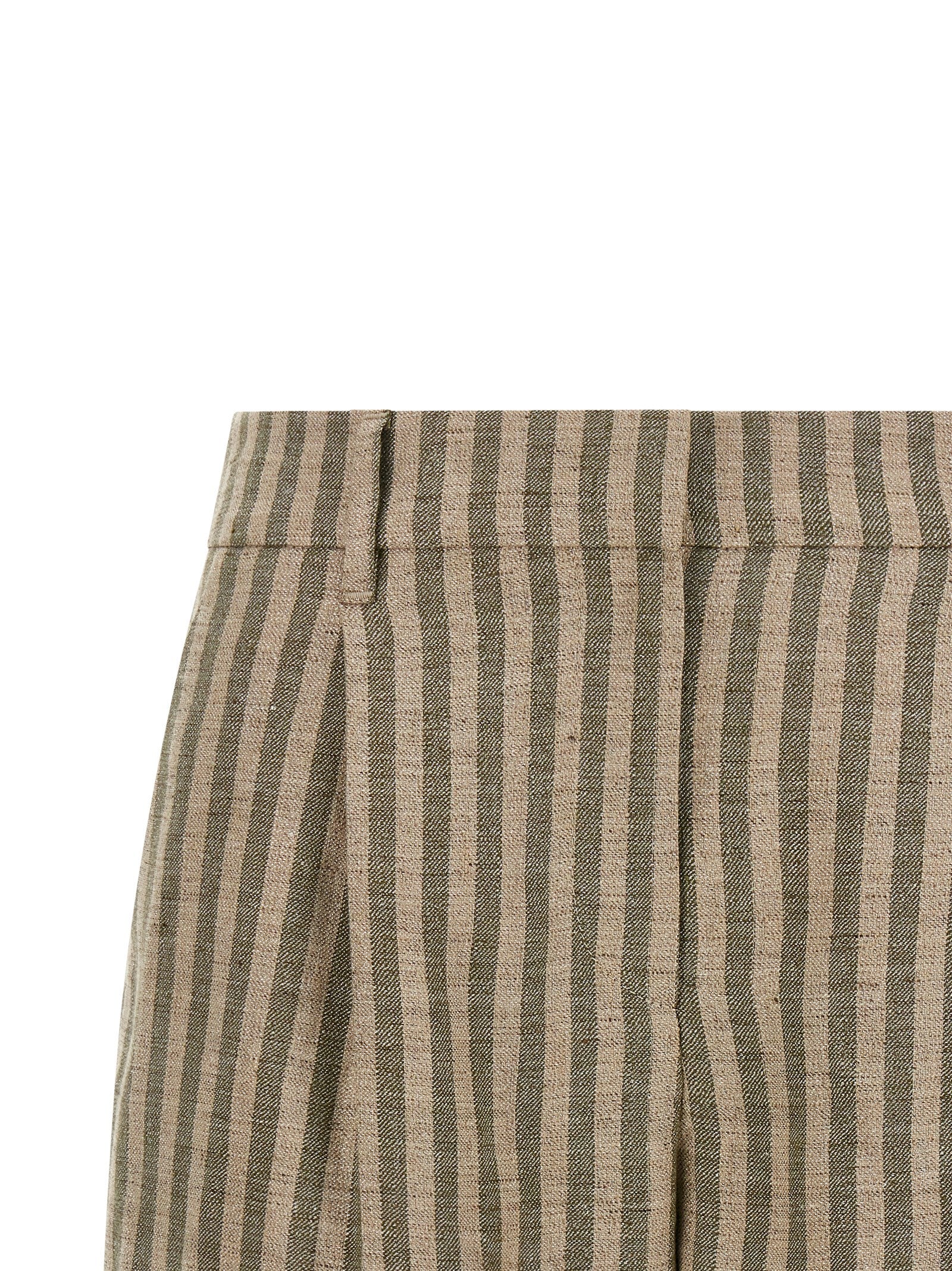 Brunello Cucinelli Bicolor Linen Bermuda Shorts Brunello Cucinelli