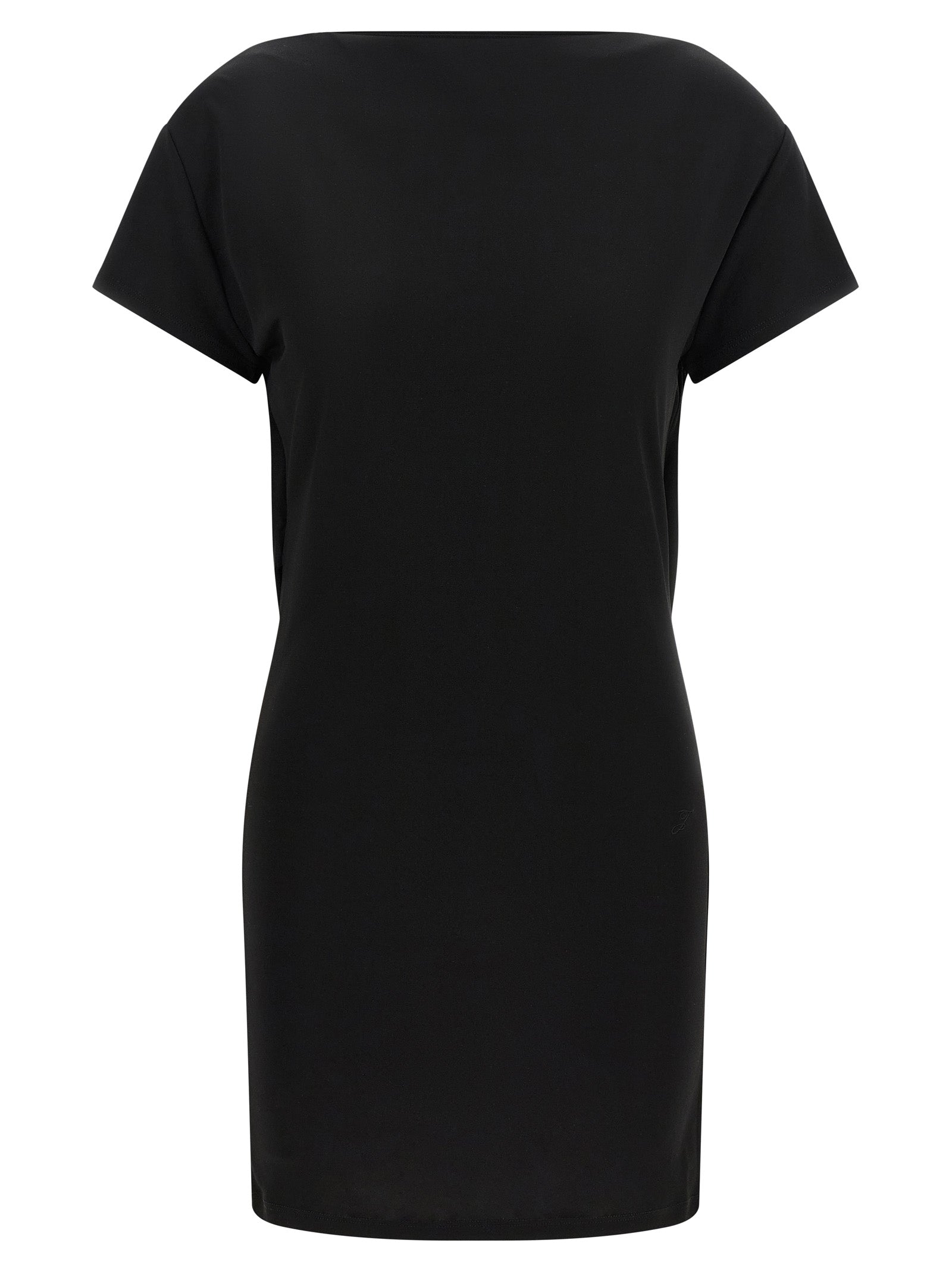 Jacquemus Black Viscose Short Dress Jacquemus