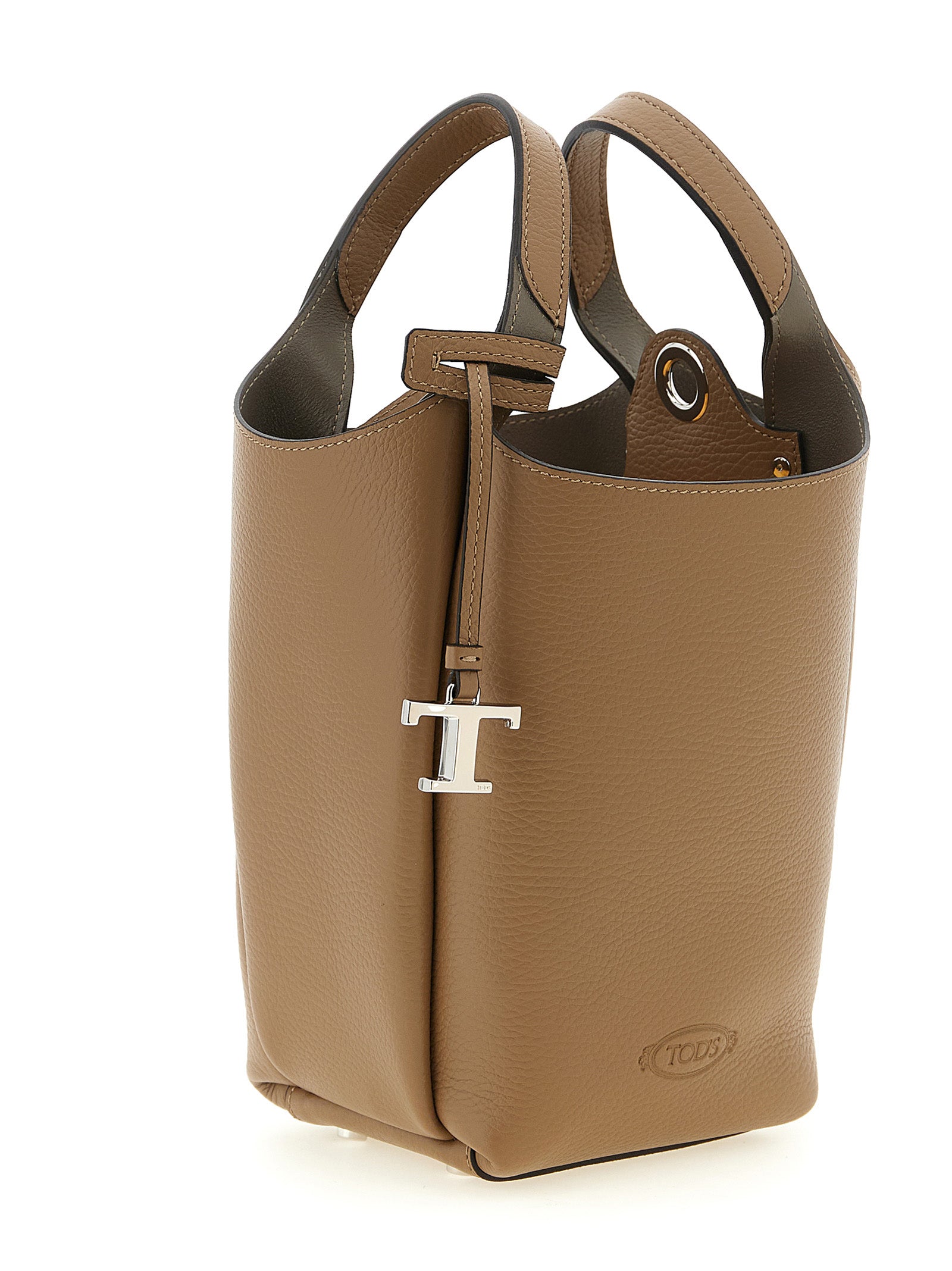 Tod's Brown Calfskin Handbag Tod's