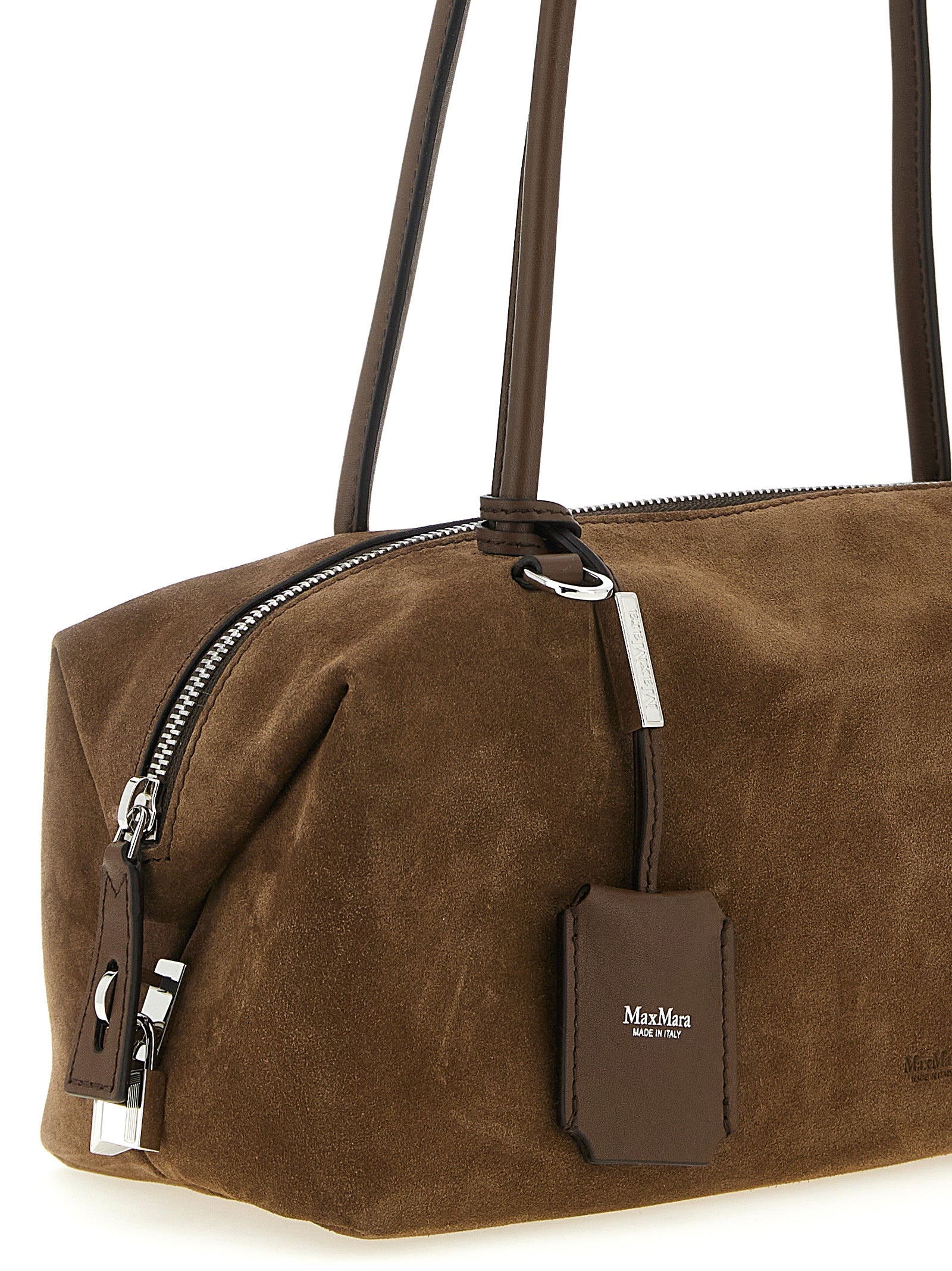 Max Mara Brown Calfskin Shoulder Bag Max Mara
