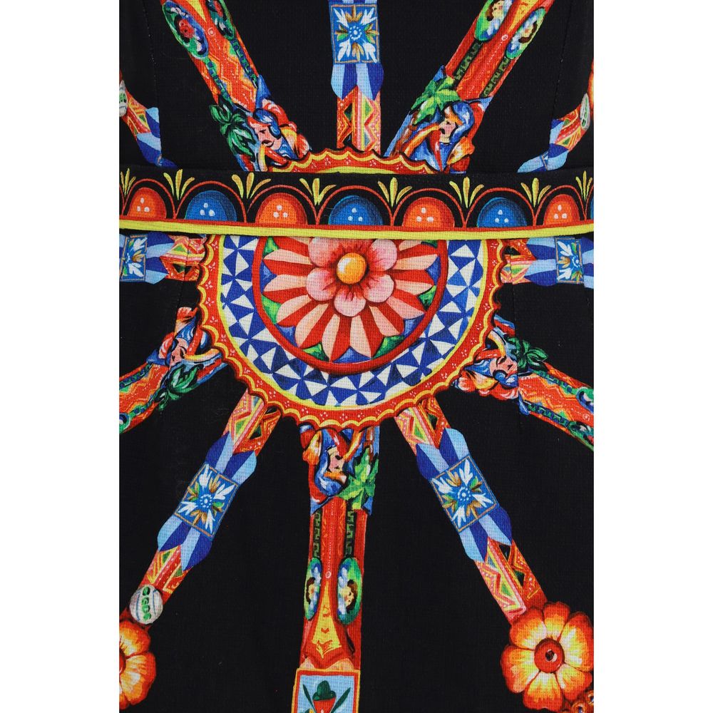 Dolce & Gabbana Multicolor Cotton Casual Dress Dolce & Gabbana