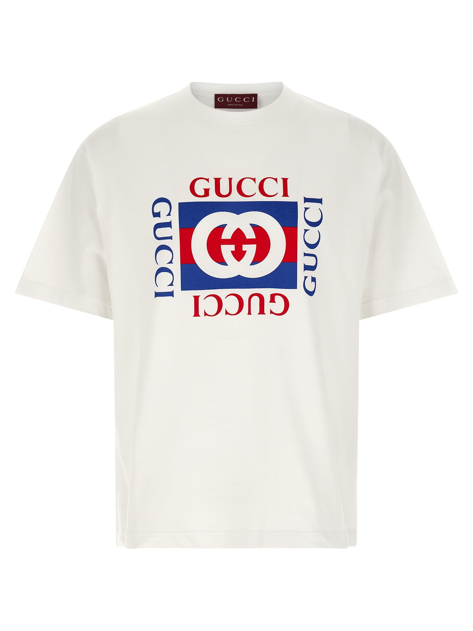 Gucci White Cotton T-Shirt Gucci
