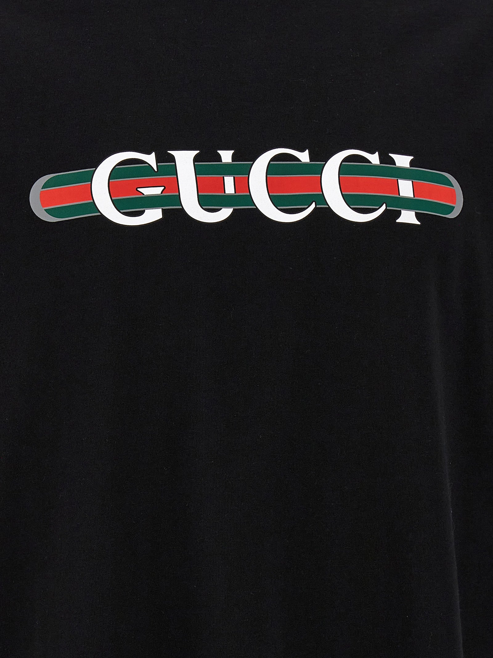 Gucci Black Cotton T-Shirt Gucci