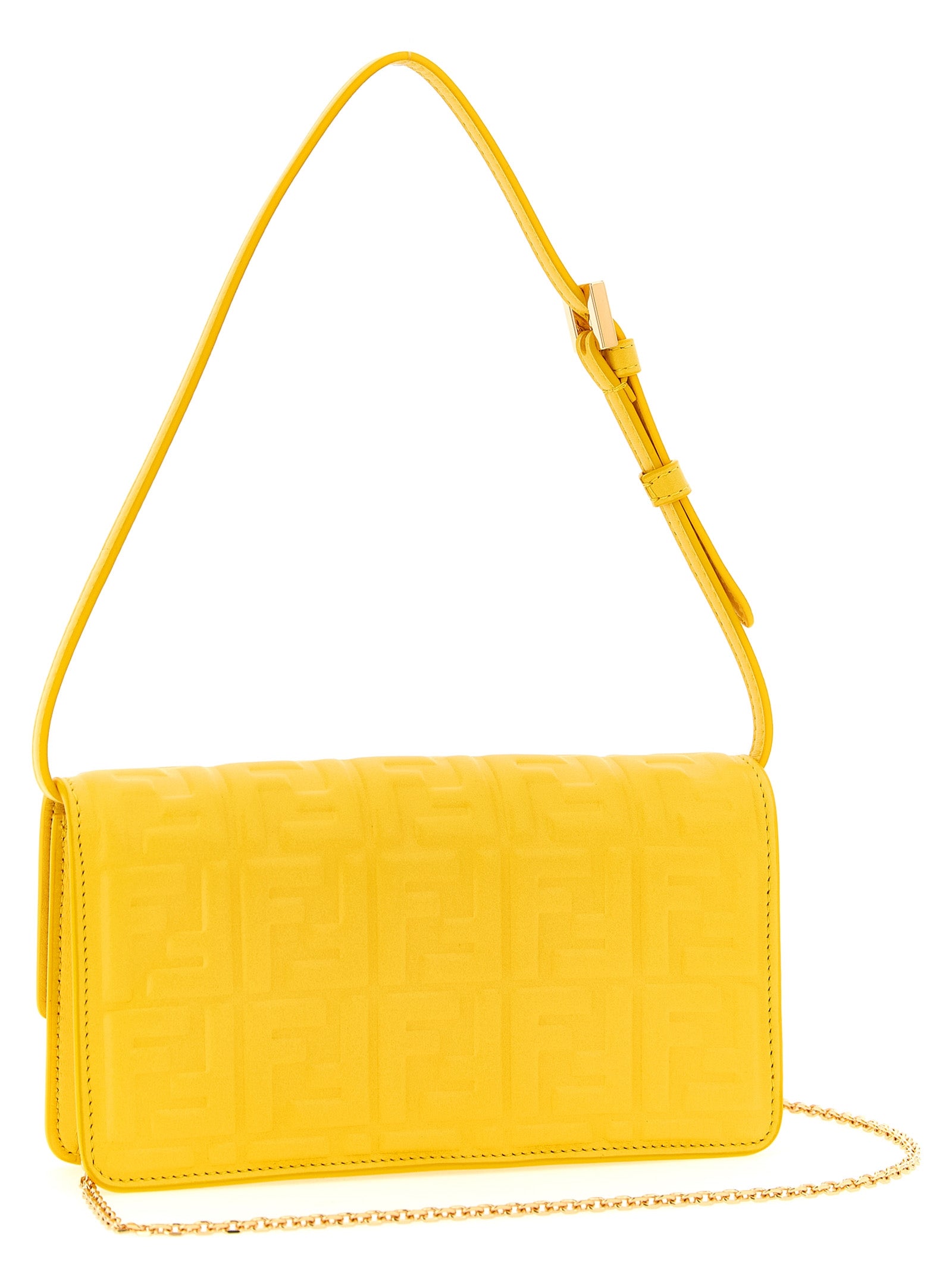Fendi Bicolor Lamb Leather Cardholder Fendi