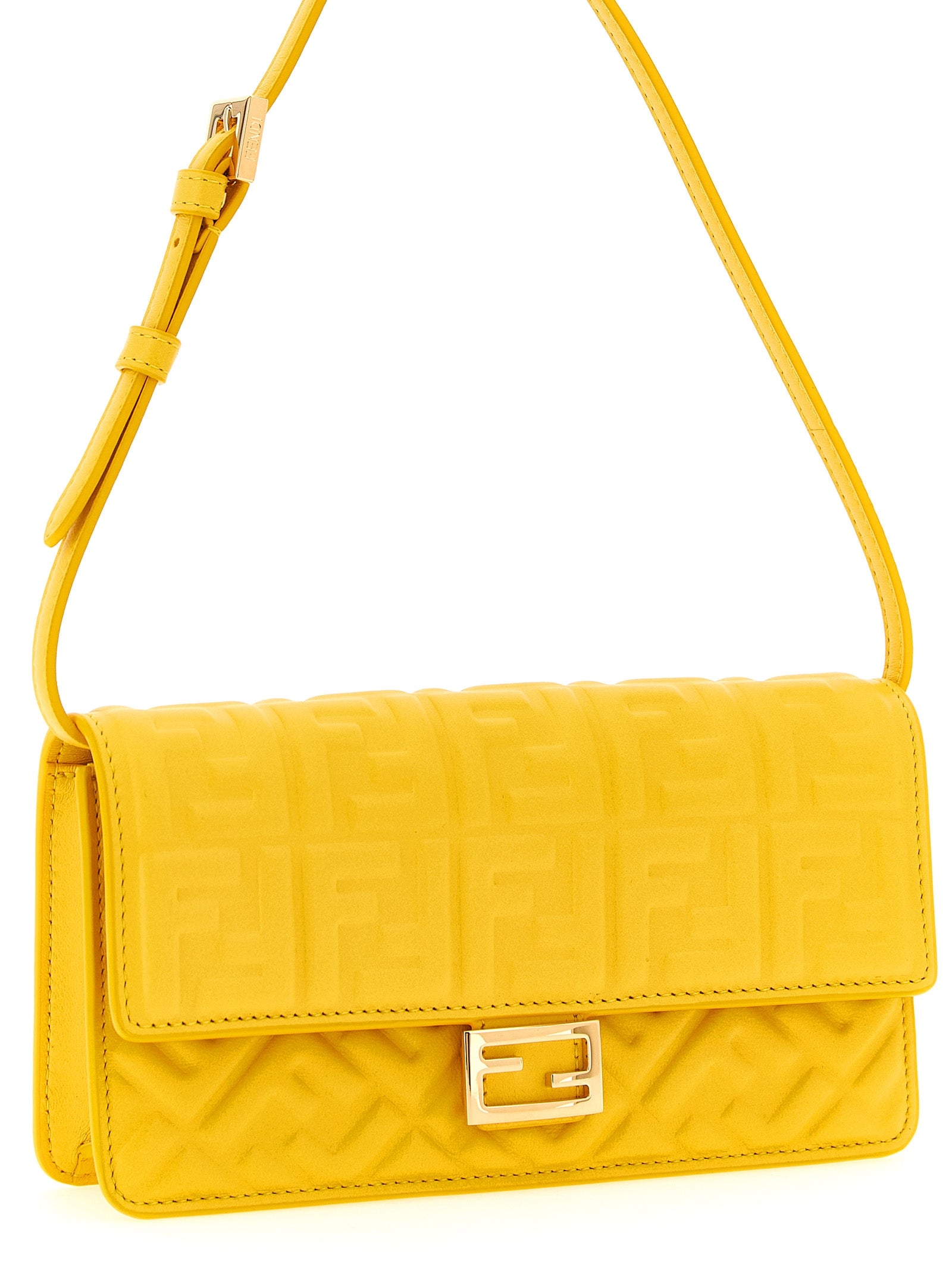 Fendi Bicolor Lamb Leather Cardholder Fendi