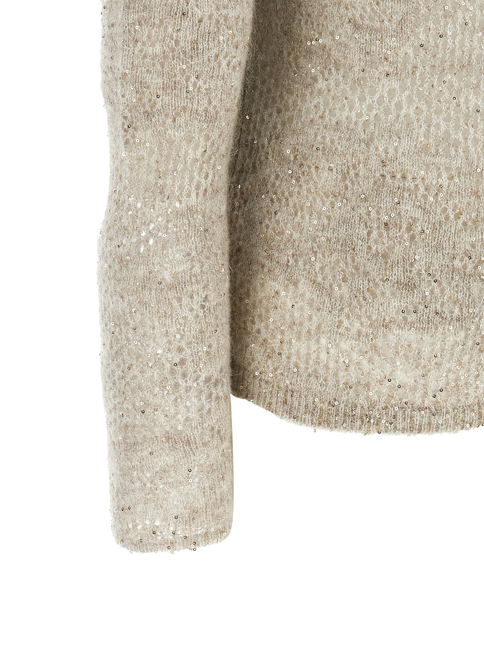 Brunello Cucinelli Beige Nylon Cardigan Brunello Cucinelli