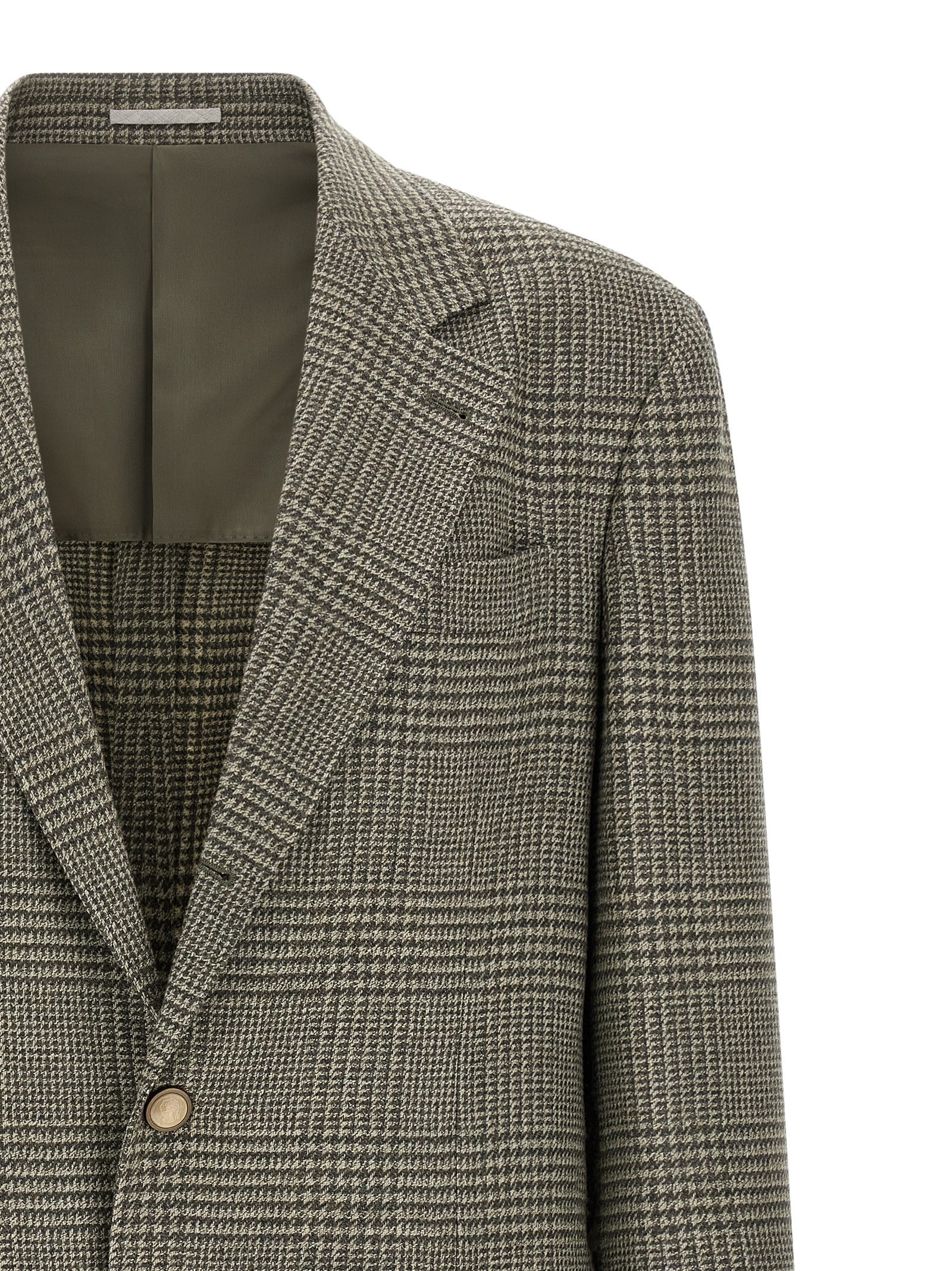 Brunello Cucinelli Bicolor Wool Blazer Brunello Cucinelli