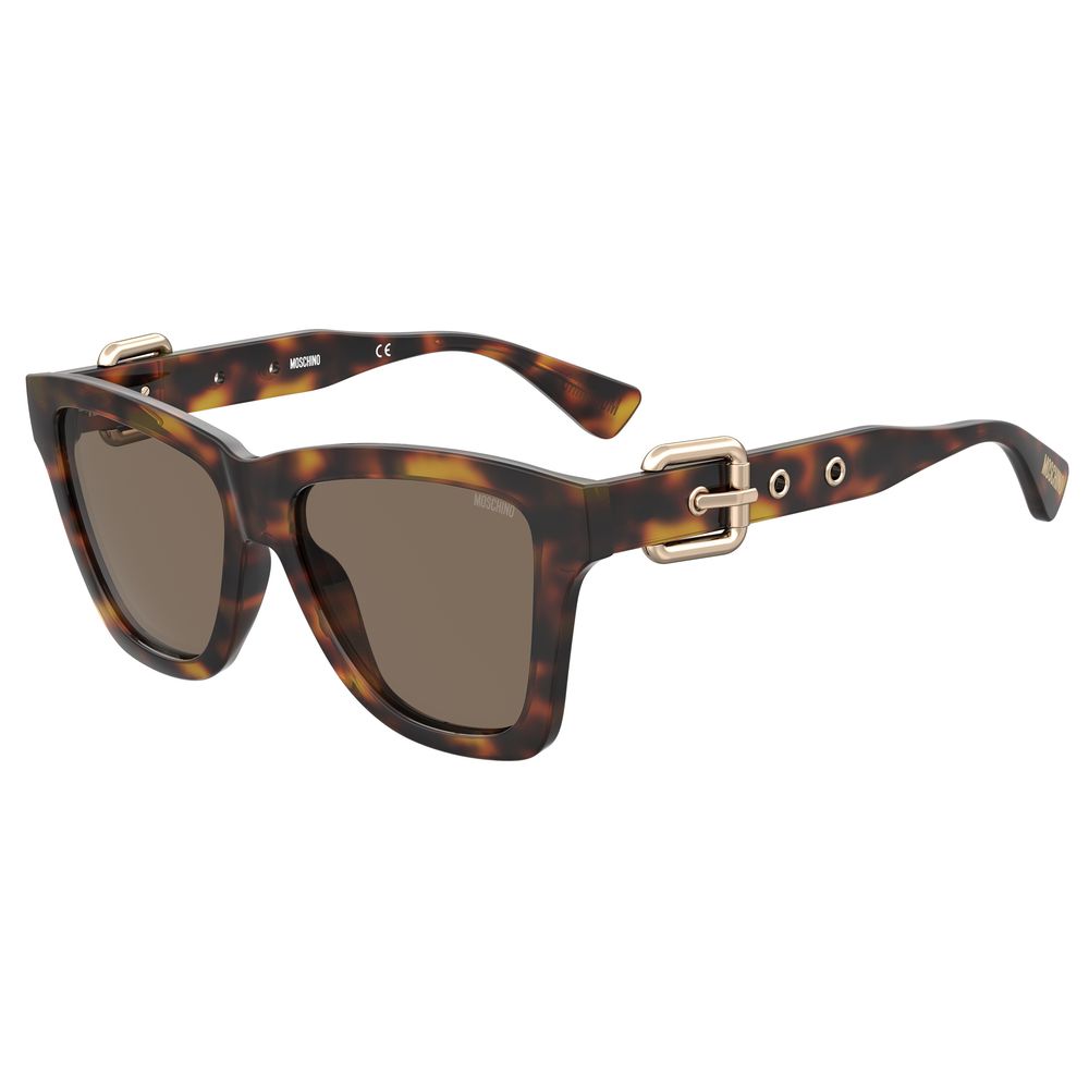 Moschino Brown Acetate Sunglasses Moschino