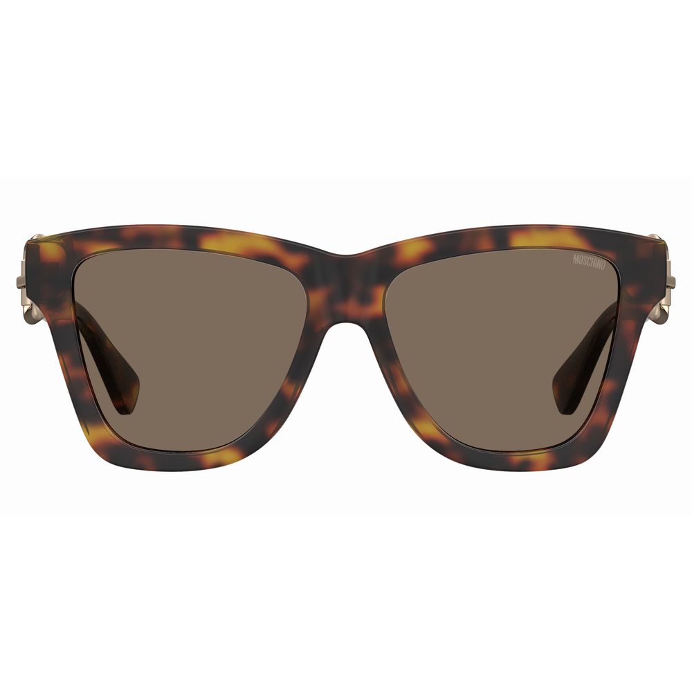 Moschino Brown Acetate Sunglasses Moschino