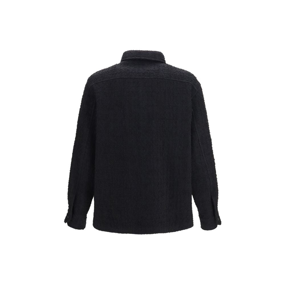 Valentino Garavani Black Cotton Full-Length Jacket Valentino Garavani